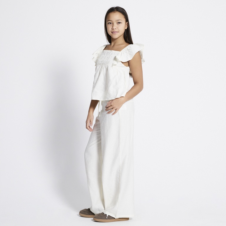 Smock frill top "Irina" Off white